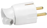 Plug 2K+3 - Elium seriyali - 16 A - aylanish mexanizmi bilan - vintli qisqich - oq