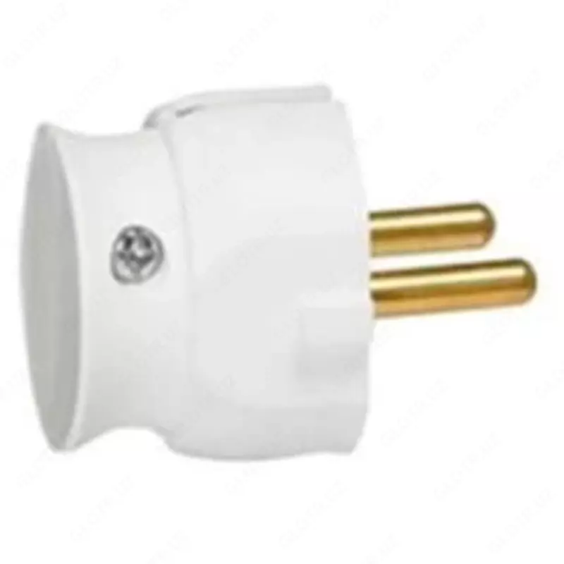  Plug 2K+3 - Elium seriyali - 16 A - ultra tekis - plastmassa - oq - 