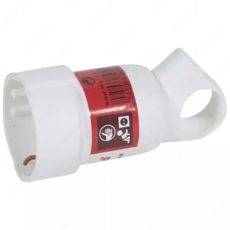SOCKET 2P+E SCH RING WHITE