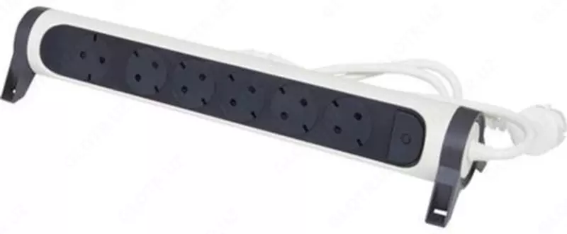  Удлинитель Legrand Премиум 6х2К+3 розеток 16А поворотный с кабелем 3м черный - 