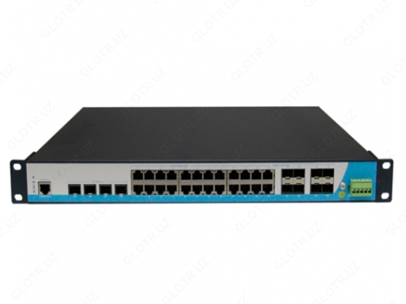 Уровень 3 управляемый 28-портовый 10/100/1000M&10G промышленный коммутатор POE HR600M-ATG-SWTG342408