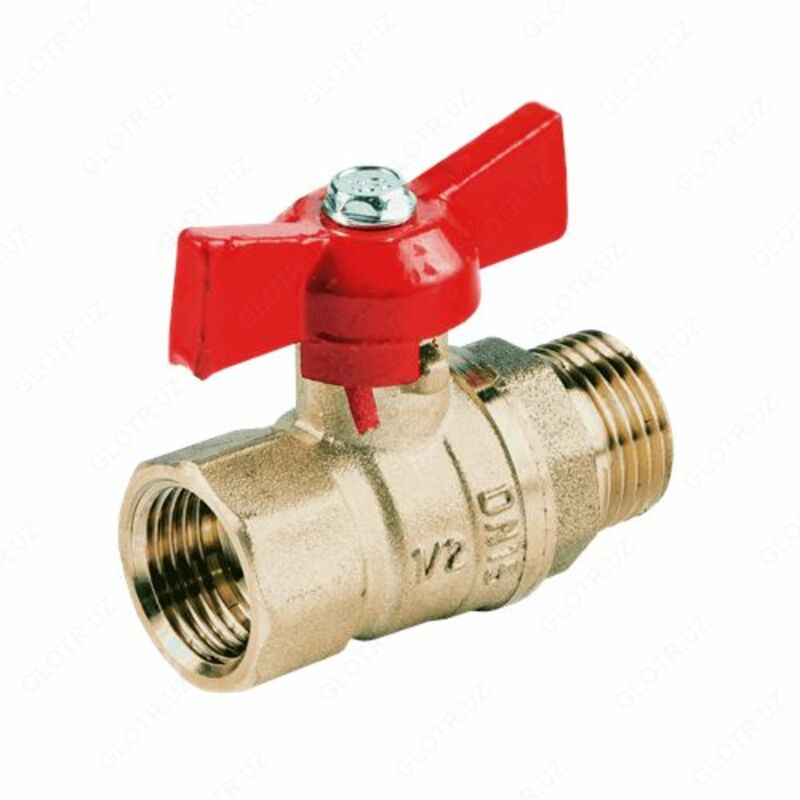 Кран латунный бабочка 15ф (Турция) - 51 857.1 сум