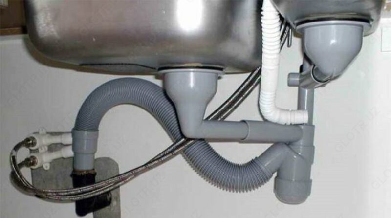 Ikki lavaboli sifon (turkcha)