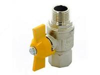 вентиль шаровой бабочка для Газа ДУ-15 Турция