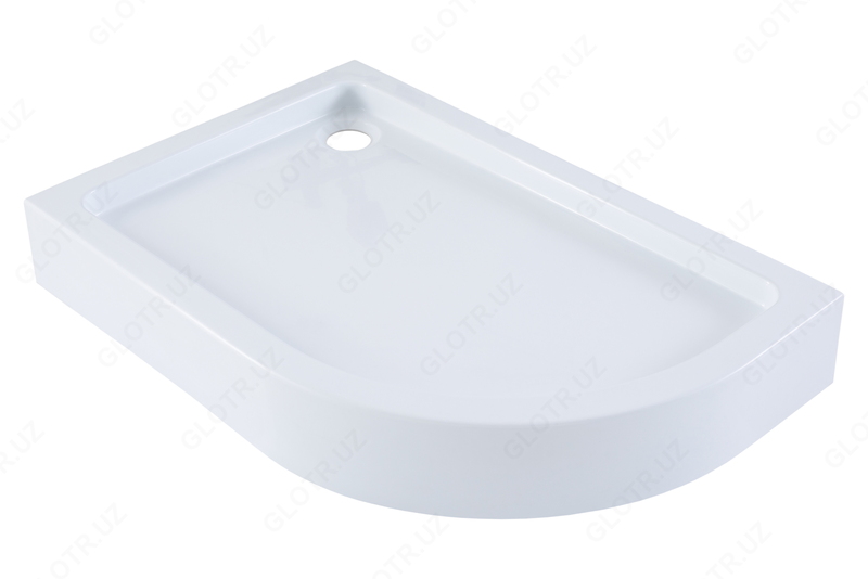 Assimetrik dush idishlari 90x120