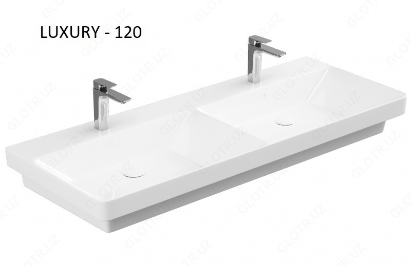 Умывальник керамическая LUXURY Турция 120см - 3 718 803.4 сум