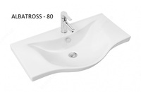 Умывальник керамическая ALBATROS Турция 80cm - 1 079 652.6 сум