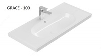 Умывальник керамическая GRACE Турция 100cm - 1 739 440.3 сум