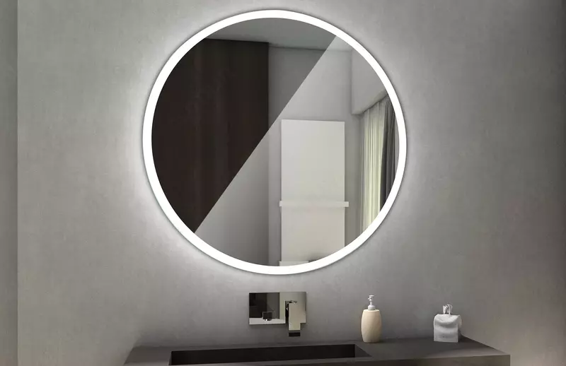 Зеркало лед 70х70