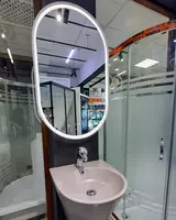 Умывальник с зеркалом и смесителем