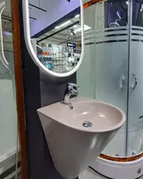 Умывальник с зеркалом и смесителем - 12 047 450 so'm