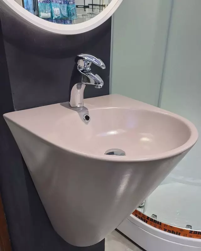 Умывальник с зеркалом и смесителем Chakana savdo