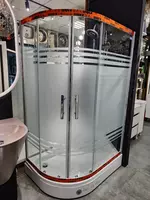 Открытая душевая кабина Ассиметричная ТУРЦИЯ 130/90