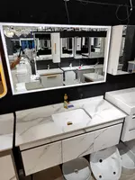 Умывальник с подвесной тумбой 120см