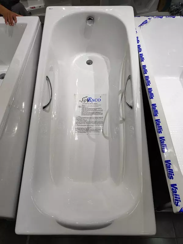 Чугунная ванна RACO 180/80 c ручками