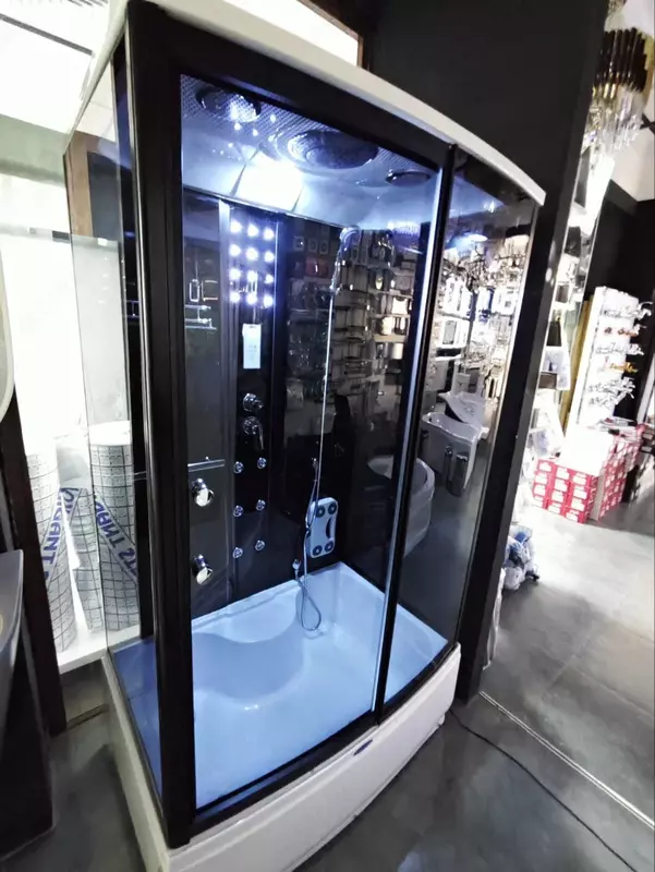 Люксовая душевая кабина 120/90