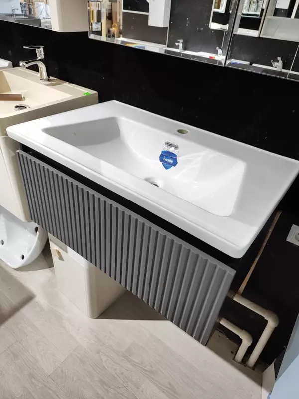  Настенная раковина с тумбой BESILE 80см - 