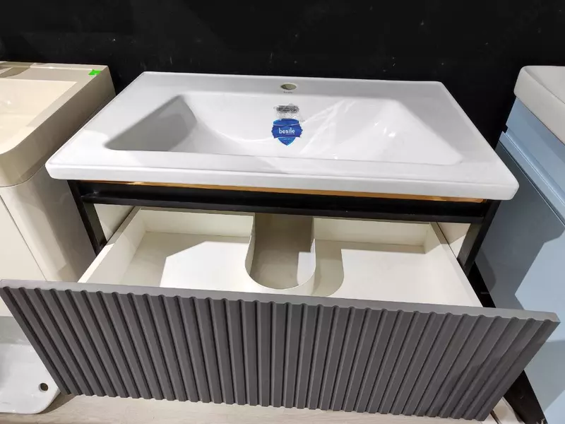  Настенная раковина с тумбой BESILE 80см Только в розницу