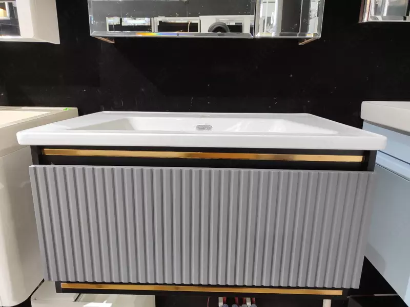  Настенная раковина с тумбой BESILE 80см OOO SAYINA STROY