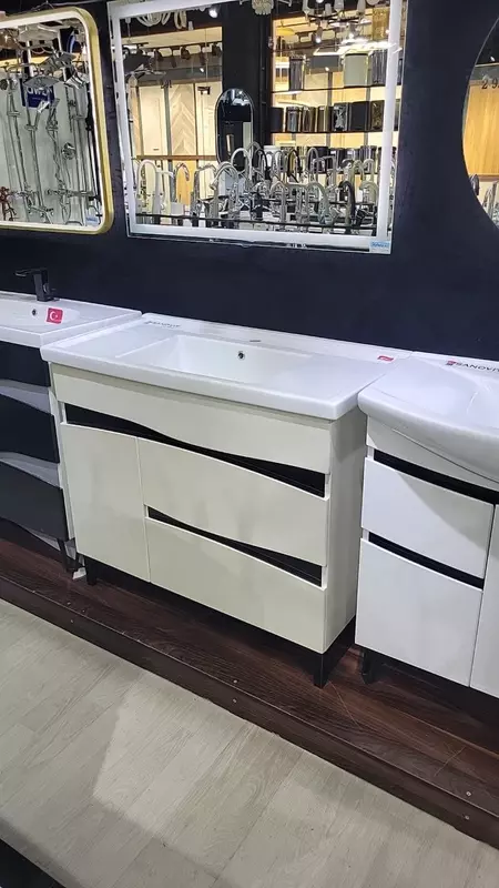 Раковина с тумбой ПВС Турция 100см