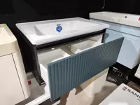 Раковина с подвесной тумбой 80см