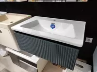  Раковина с подвесной тумбой 80см - 