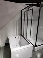 Стеклянное ограждение для ванны MYGUESS (BQ 1422) 100 Н140