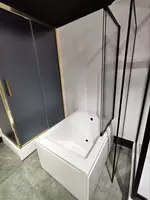   Стеклянное ограждение для ванны MYGUESS (BQ 1422) 100 Н140