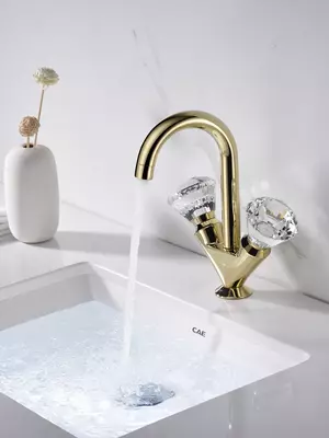 Кухонный смеситель с двойной ручкой САЕ 09 3485G