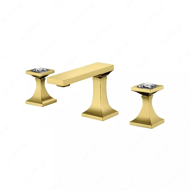 Смеситель для раковины с двойной ручкой и тремя отверстиями САЕ 44B 1196G - 2 402 086 сум