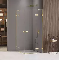 Душевое ограждение MYGUESS Gold 90/90