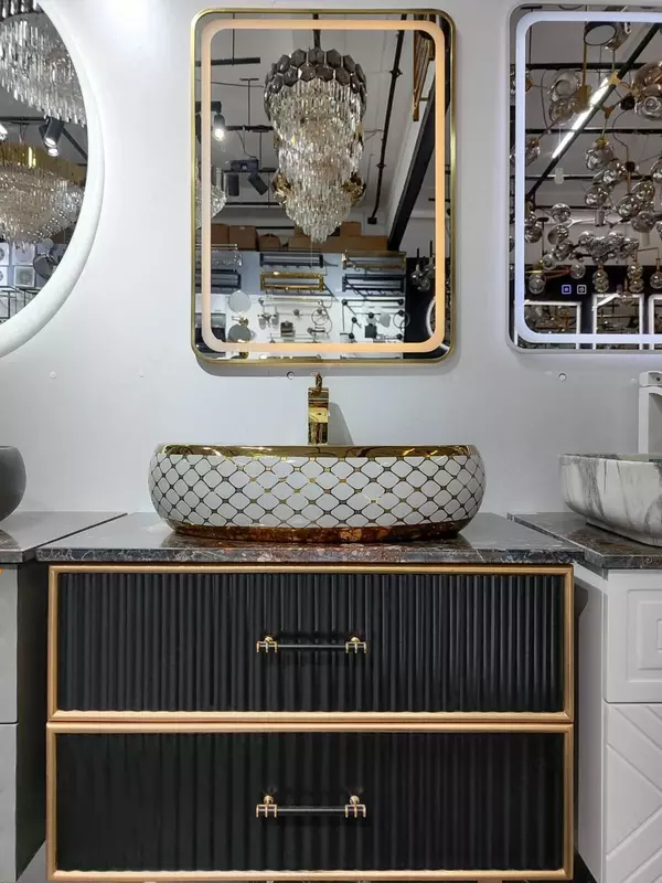 Умывальник мраморный GOLD BANYO 80см