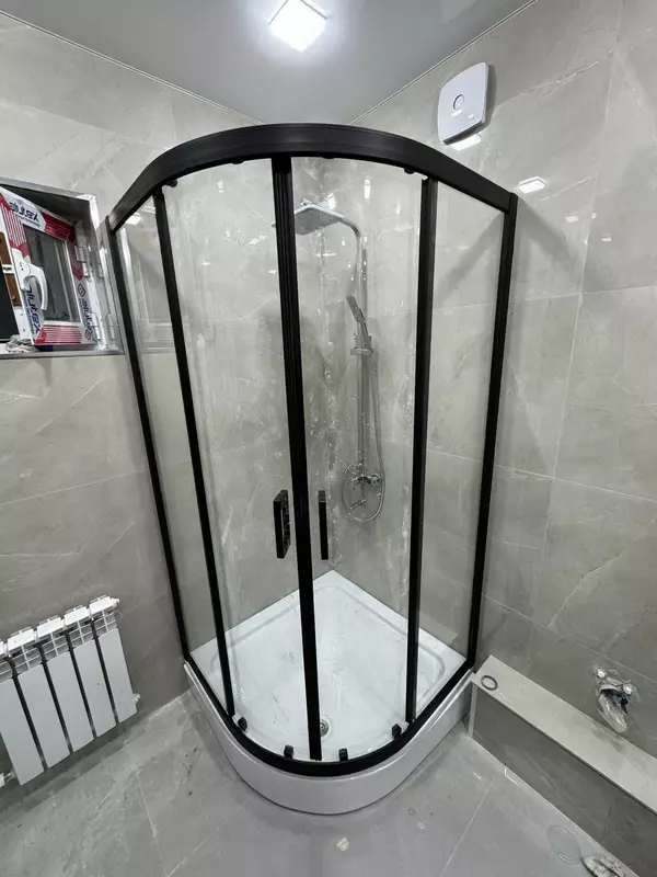 Овальная душевая кабина Myguess 90х90