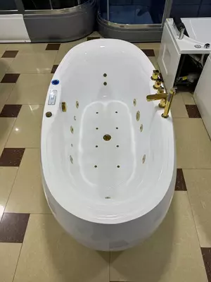  Джакузи ванна Китай 180х95 голд - 