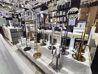   Ершик для унитаза с бумагодержателем. Бронза. Латунный. Турция