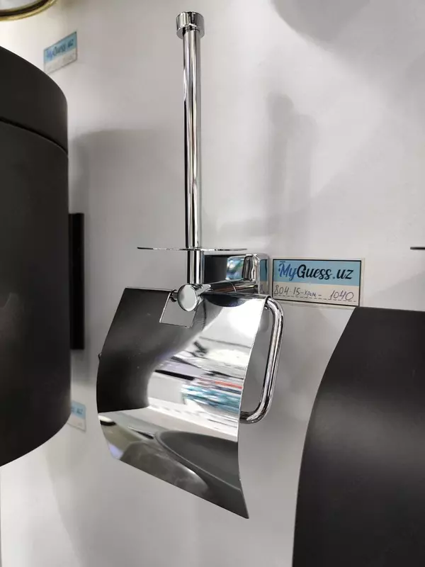 Бумагодержатель для туалета. Хром. Латунный. Турция