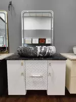 Подвесной умывальник с мрамором. Азербайджан. 80см