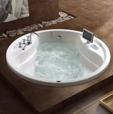  Джакузи ванна на земле - 
