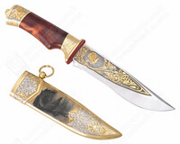 Нож сувенирный "Глухарь" (Клинок нержавеющая сталь ЭИ-107)