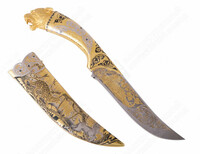 Нож сувенирный "Ягуар" (сталь нержавеющая "ЭИ-107")