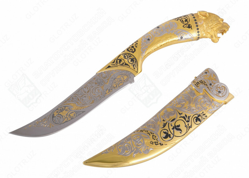 Нож сувенирный "Ягуар" (сталь нержавеющая "ЭИ-107") - 6 135 075 сум