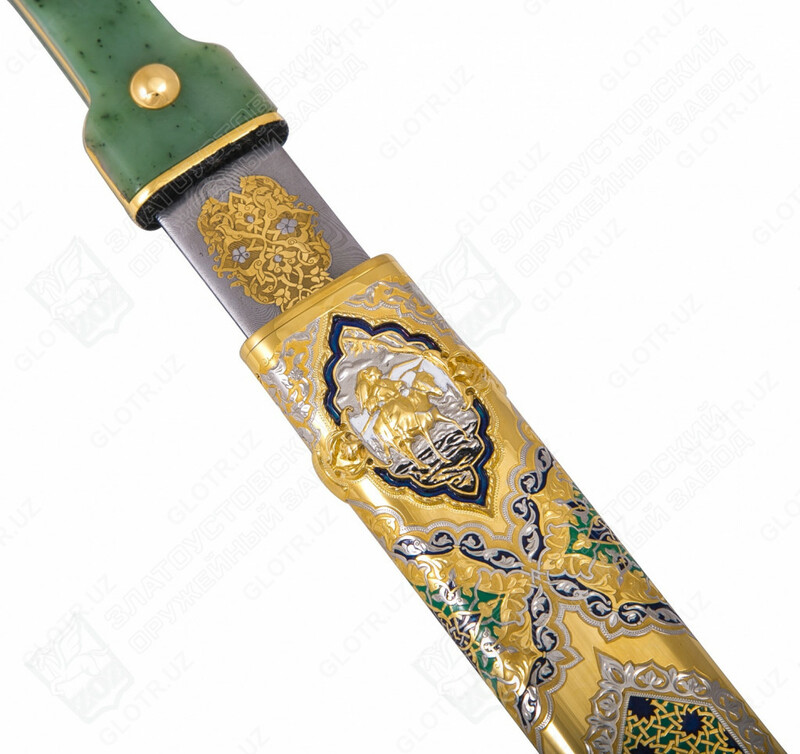 13 360 830 so'm Кинжал кавказский сувенирный "Соколиная охота" (сталь дамасская)