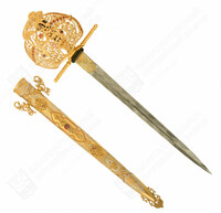 Кинжал сувенирный Дага (сталь дамасская)