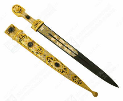 Кинжал сувенирный "Оружие ночи" (сталь дамасская)