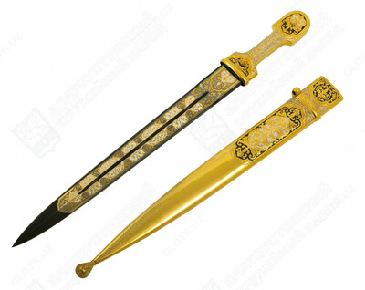 Кинжал сувенирный "Оружие ночи" (сталь дамасская) - 11 997 480 сум / шт.