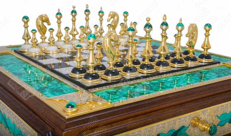 Шахматы "Малахит"