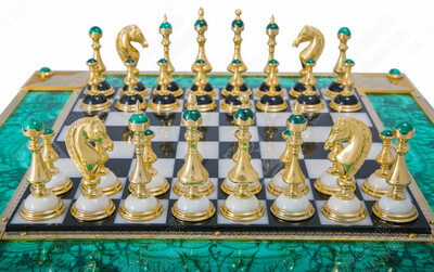 Шахматы "Малахит" Только в розницу