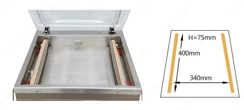 Вакуумная упаковка (одна камерная) Только в розницу