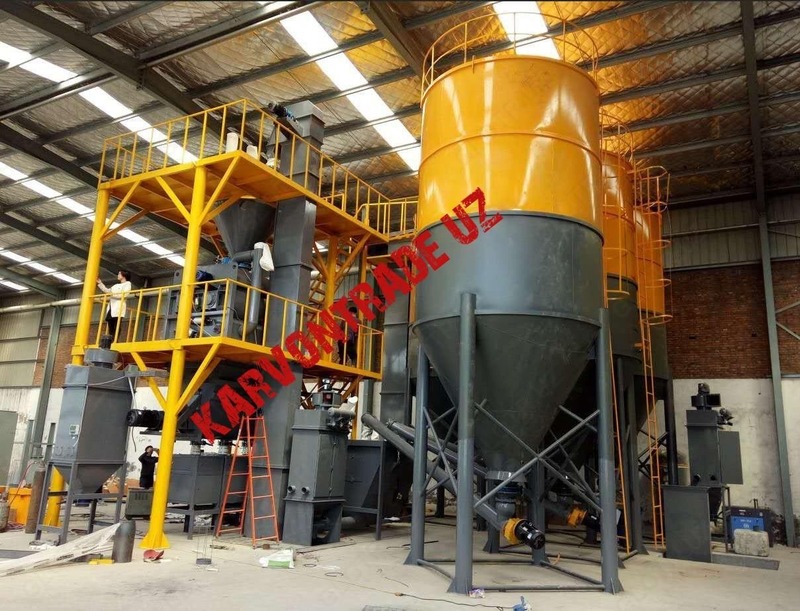  Оборудование для производства шпатлевки и штукатурки - 