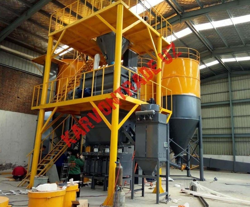   Оборудование для производства шпатлевки и штукатурки